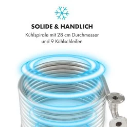 Counterflow Gegenstromkühler Ø28cm 9 Schleifen 304 Edelstahl -Küchengeräte Verkäufe 10036084 de 0003 logo