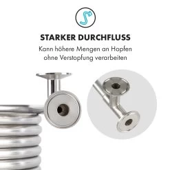 Counterflow Gegenstromkühler Ø28cm 9 Schleifen 304 Edelstahl -Küchengeräte Verkäufe 10036084 de 0004 logo
