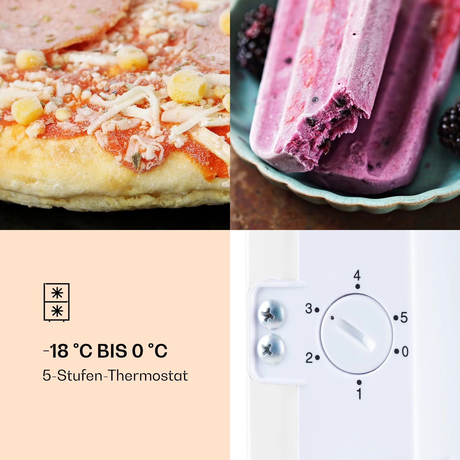 Laika 60L Gefrierschrank 60 Liter 3 Schubladen Temperatur: -18 Bis 0 °C 5 Laika 60L Gefrierschrank 60 Liter 3 Schubladen Temperatur: -18 Bis 0 °C – Bild 5