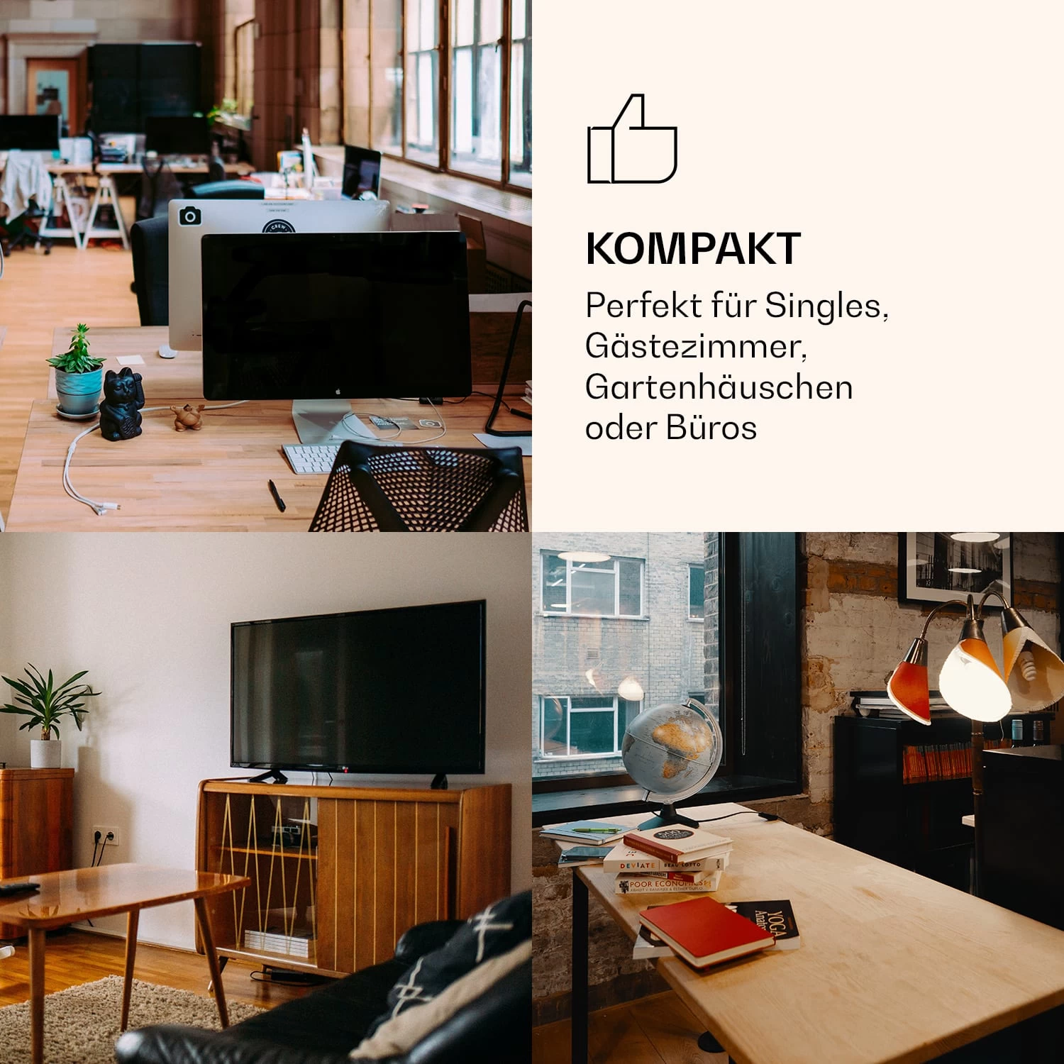 CoolArt 79L Kühl-Gefrier-Kombination EEK F Gefrierfach 9l Designtür 4 CoolArt 79L Kühl-Gefrier-Kombination EEK F Gefrierfach 9l Designtür – Bild 4