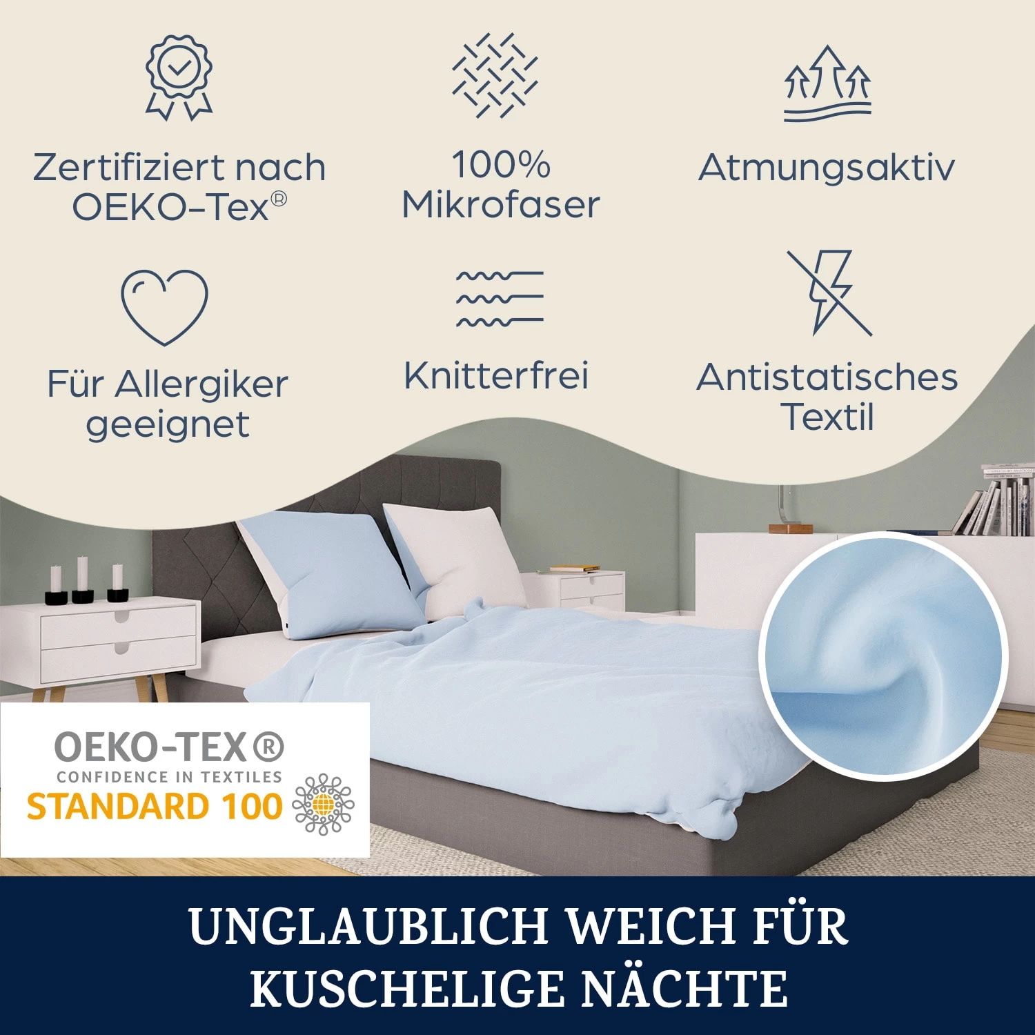 Soft Wonder-Edition Bettwäsche 155x200 Cm 2 Soft Wonder-Edition Bettwäsche 155x200 Cm – Bild 2