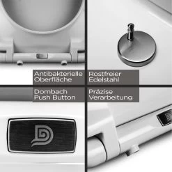 Senzano Toilettendeckel D-Form Absenkautomatik Antibakteriell -Küchengeräte Verkäufe 10036244 de 0005 logo