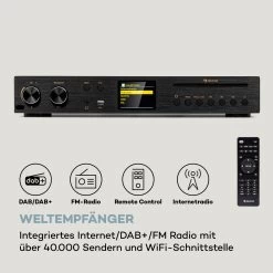 Black Star CD-HiFi-Receiver Verstärker Internet/DAB+/FM-Radio CD-Player WiFi -Küchengeräte Verkäufe 10036445 de 0003 logo