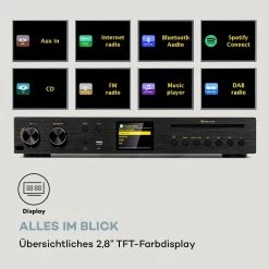 Black Star CD-HiFi-Receiver Verstärker Internet/DAB+/FM-Radio CD-Player WiFi -Küchengeräte Verkäufe 10036445 de 0007 logo