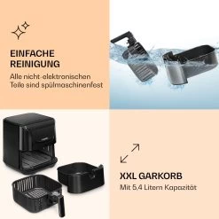 AeroVital Deluxe Heißluftfritteuse 1700W 5,4 Liter Edelstahl 12 AeroVital Deluxe Heißluftfritteuse 1700W 5,4 Liter Edelstahl -Küchengeräte Verkäufe 10036476 de 0006 logo