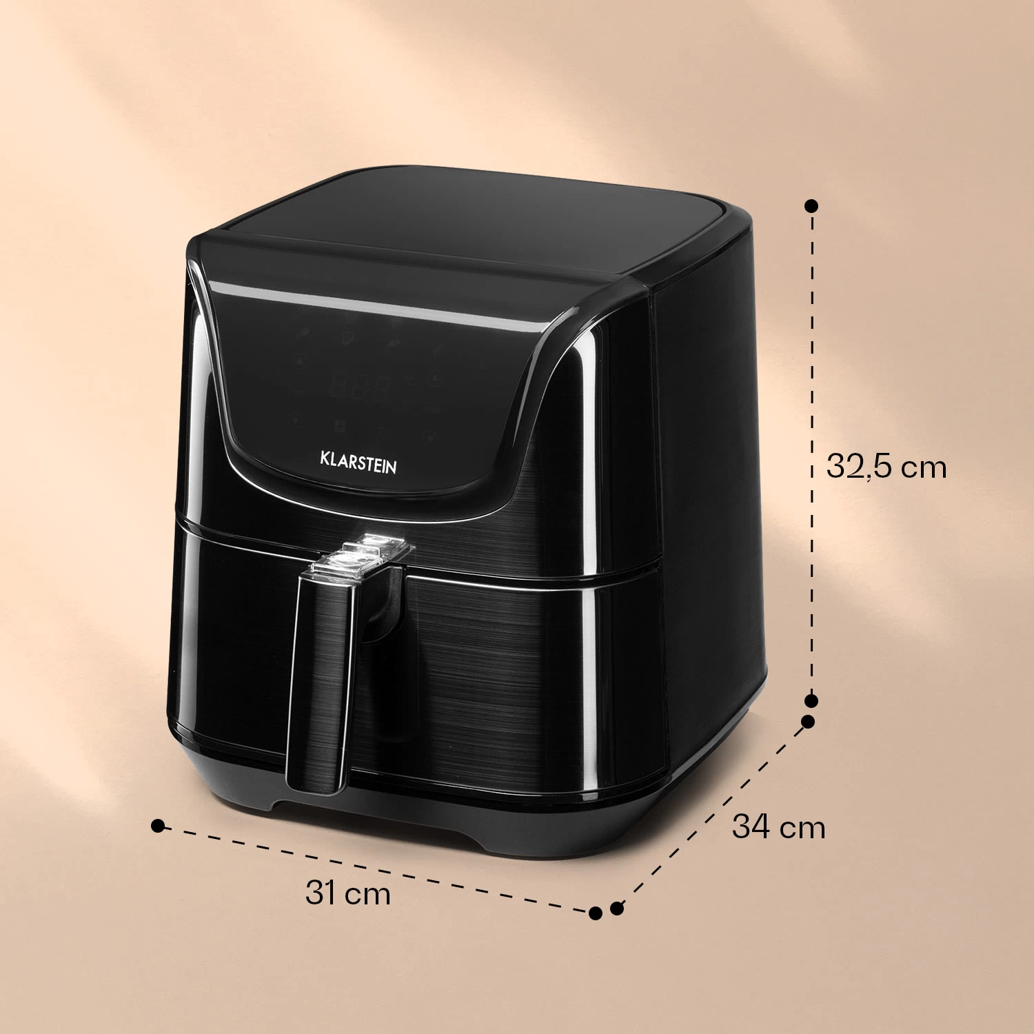 AeroVital Deluxe Heißluftfritteuse 1700W 5,4 Liter Edelstahl 7 AeroVital Deluxe Heißluftfritteuse 1700W 5,4 Liter Edelstahl – Bild 7