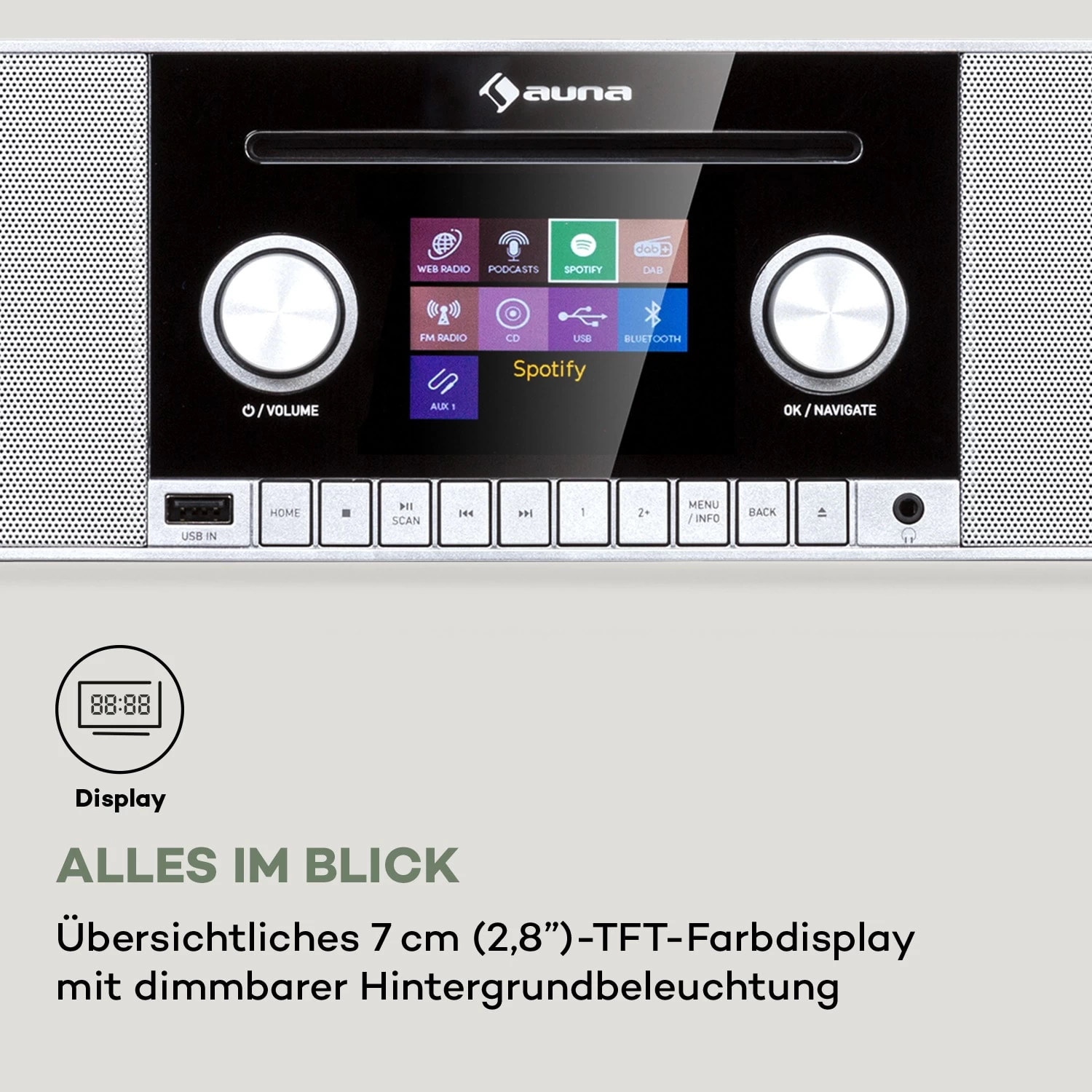 Connect CD MKII Internetradio Mediaplayer BT MP3 DAB+ Spotify Radio 8 Connect CD MKII Internetradio Mediaplayer BT MP3 DAB+ Spotify Radio – Bild 8