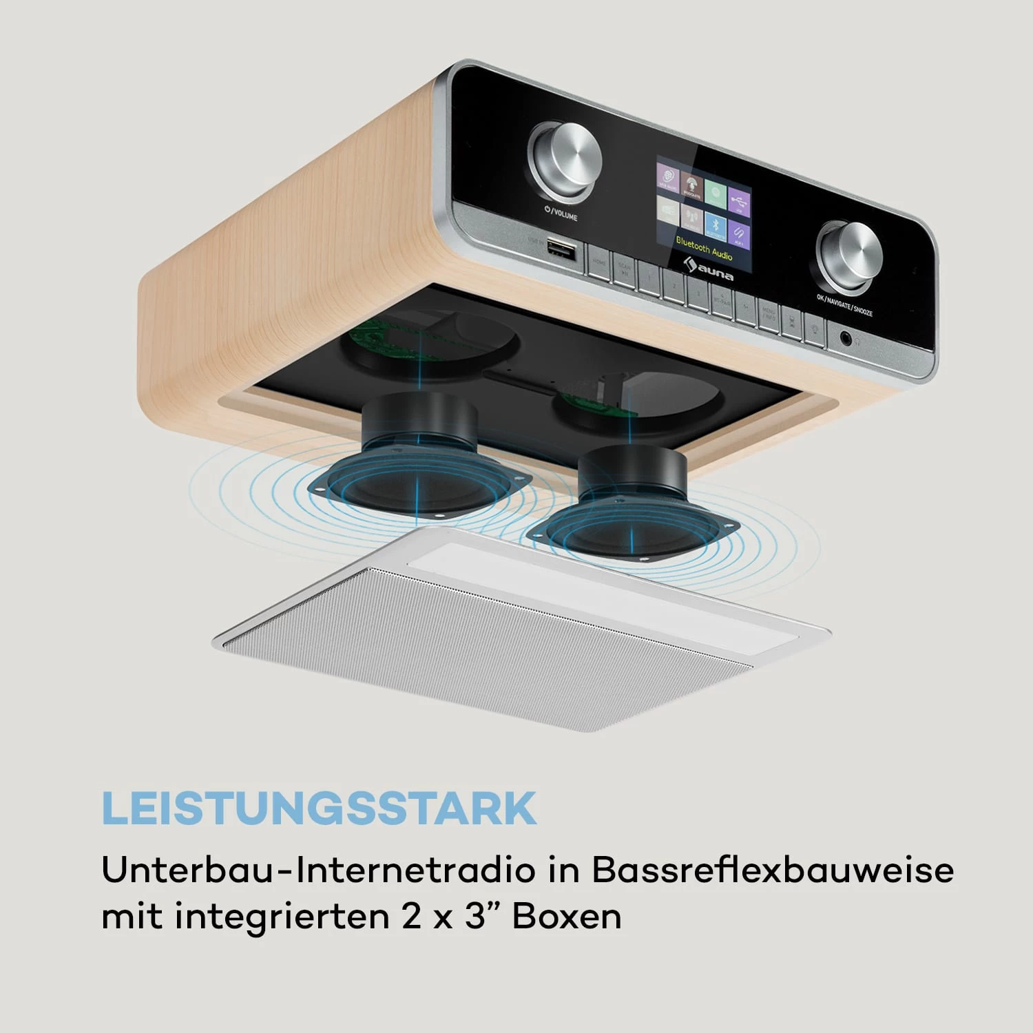 Connect Soundchef MKII Küchenunterbauradio Internet/DAB+/UKW Stereo 3 Connect Soundchef MKII Küchenunterbauradio Internet/DAB+/UKW Stereo – Bild 3