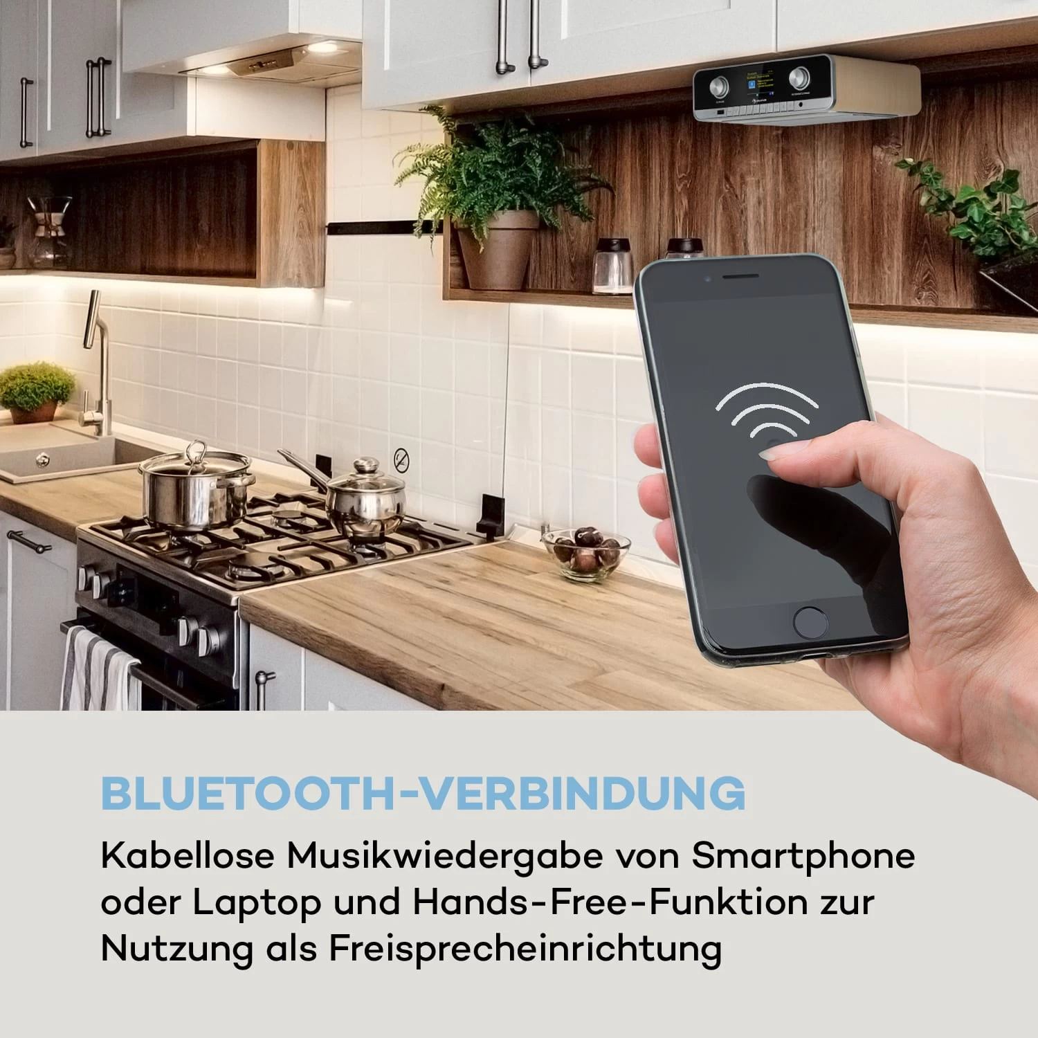 Connect Soundchef MKII Küchenunterbauradio Internet/DAB+/UKW Stereo 6 Connect Soundchef MKII Küchenunterbauradio Internet/DAB+/UKW Stereo – Bild 6