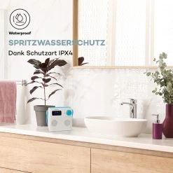 Splash Duschradio BT DAB+/UKW IPX4 USB-Port Kopfhöreranschluss USB-C Akku 13 Splash Duschradio BT DAB+/UKW IPX4 USB-Port Kopfhöreranschluss USB-C Akku -Küchengeräte Verkäufe 10037797 de 0004 logo