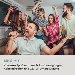 Arizona Sing Jukebox BT USB MP3 CD-Player Kabelmikrofon -Küchengeräte Verkäufe 10037817 de 0008 logo