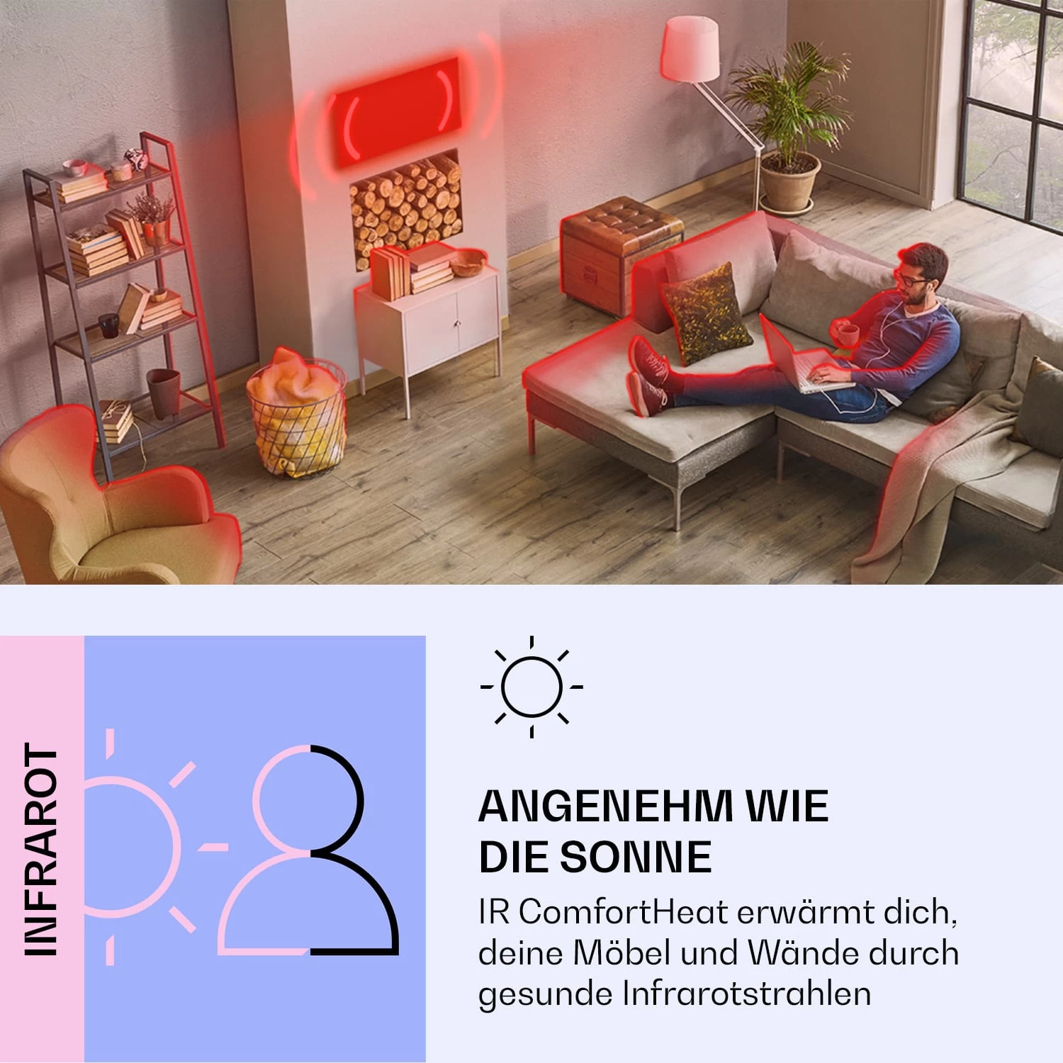 Wonderwall Air Art Smart Infrarotheizung Blauer Marmor 60x60cm 350W 3 Wonderwall Air Art Smart Infrarotheizung Blauer Marmor 60x60cm 350W – Bild 3