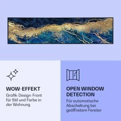 Wonderwall Air Art Smart Infrarotheizung Blauer Marmor 120x30cm 350W 13 Wonderwall Air Art Smart Infrarotheizung Blauer Marmor 120x30cm 350W -Küchengeräte Verkäufe 10037849 de 0006 logo