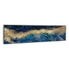 Wonderwall Air Art Smart Infrarotheizung Blauer Marmor 120x30cm 350W