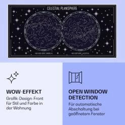 Wonderwall Air Art Smart Infrarotheizung Himmelskarte 120x60cm 700W -Küchengeräte Verkäufe 10037892 de 0006 logo