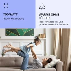 Wonderwall Air Art Smart Infrarotheizung Grüne Linie 120x60cm 700W -Küchengeräte Verkäufe 10037907 de 0005 logo