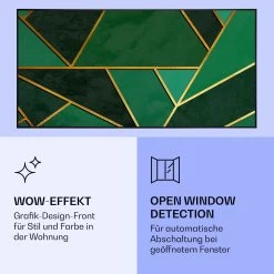 Wonderwall Air Art Smart Infrarotheizung Grüne Linie 120x60cm 700W -Küchengeräte Verkäufe 10037907 de 0006 logo