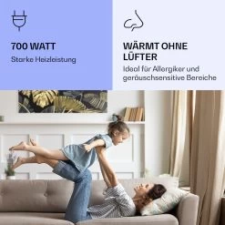 Wonderwall Air Art Smart Infrarotheizung Schwarzes Blatt 120x60cm 700W -Küchengeräte Verkäufe 10037922 de 0005 logo