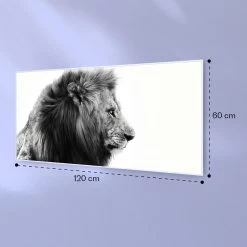 Wonderwall Air Art Smart Infrarotheizung Löwe 60x120cm 700W 14 Wonderwall Air Art Smart Infrarotheizung Löwe 60x120cm 700W -Küchengeräte Verkäufe 10037926 yy 0007 logo