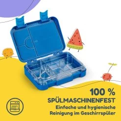 Schmatzfatz Junior Lunchbox 6 Fächer 21,3 X 15 X 4,5 Cm (BxHxT) -Küchengeräte Verkäufe 10037940 de 0005 usp