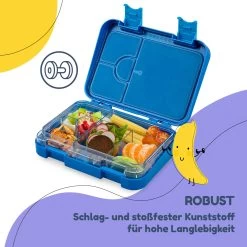Schmatzfatz Junior Lunchbox 6 Fächer 21,3 X 15 X 4,5 Cm (BxHxT) -Küchengeräte Verkäufe 10037940 de 0006 usp