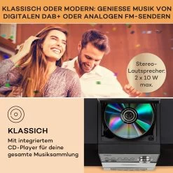 MC-40 DAB Stereoanlage UKW/DAB+ Bluetooth CD Kassette USB Fernbedienung -Küchengeräte Verkäufe 10038001 de 0003 usp