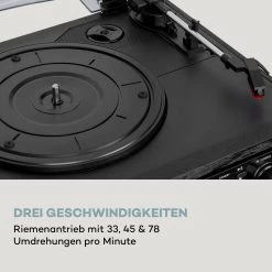 Oakland DAB Plus Retro-Stereoanlage DAB+/FM BT-Funktion Vinyl CD Kassette Inkl. Lautsprechern -Küchengeräte Verkäufe 10038003 de 0003 logo