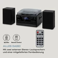 Oakland DAB Plus Retro-Stereoanlage DAB+/FM BT-Funktion Vinyl CD Kassette Inkl. Lautsprechern -Küchengeräte Verkäufe 10038003 de 0007 logo