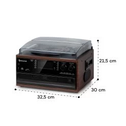 Oakland DAB Retro-Stereoanlage DAB+/FM BT-Funktion Vinyl CD Kassette -Küchengeräte Verkäufe 10038004 yy 0008 logo