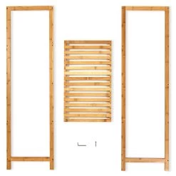 Regal Mehrzweckregal 5 Etagen 60x117,5x35cm (BxHxT) Bambus -Küchengeräte Verkäufe 10038074 yy 0004 logo