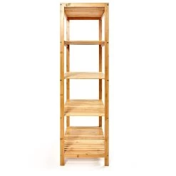 Regal Mehrzweckregal 5 Etagen 60x117,5x35cm (BxHxT) Bambus -Küchengeräte Verkäufe 10038074 yy 0006 logo