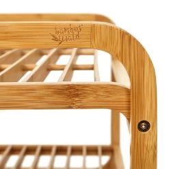 Schuhregal Mehrzweckregal 2 Etagen 6 Paar Schuhe Erweiterbar Bambus -Küchengeräte Verkäufe 10038087 yy 0003 logo