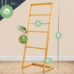 Handtuchhalter 4-fache Handtuchstange 40x98x28 Cm Leiteroptik Bambus -Küchengeräte Verkäufe 10038126 yy 0007 logo