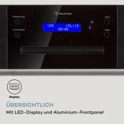 CD-1000 DG CD-Player USB MP3 Fernbedienung LED-Display Aluminium -Küchengeräte Verkäufe 10038327 de 0004 logo