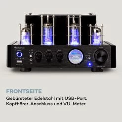 Amp VT Röhrenverstärker HiFi-Verstärker 2x35W RMS BT Opt./Koax./AUX-In 11 Amp VT Röhrenverstärker HiFi-Verstärker 2x35W RMS BT Opt./Koax./AUX-In -Küchengeräte Verkäufe 10038337 de 0005 logo