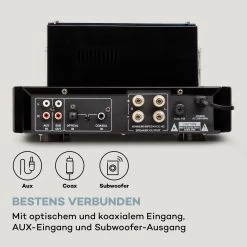 Amp VT Röhrenverstärker HiFi-Verstärker 2x35W RMS BT Opt./Koax./AUX-In 12 Amp VT Röhrenverstärker HiFi-Verstärker 2x35W RMS BT Opt./Koax./AUX-In -Küchengeräte Verkäufe 10038337 de 0006 logo