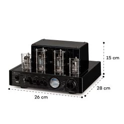 Amp VT Röhrenverstärker HiFi-Verstärker 2x35W RMS BT Opt./Koax./AUX-In 13 Amp VT Röhrenverstärker HiFi-Verstärker 2x35W RMS BT Opt./Koax./AUX-In -Küchengeräte Verkäufe 10038337 yy 0007 logo
