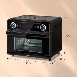 AeroVital Jumbo 3-in-1 Heißluftfritteuse Toaster Dörrautomat 1550 W 18 Liter -Küchengeräte Verkäufe 10038339 yy 0011 dimensions