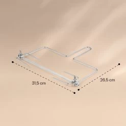 AeroVital Jumbo Heißluftfritteuse Rotisseriespieß & Drehspießheber Edelstahl 7 AeroVital Jumbo Heißluftfritteuse Rotisseriespieß & Drehspießheber Edelstahl -Küchengeräte Verkäufe 10038340 yy 0004 dimensions