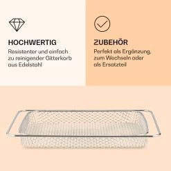 AeroVital Jumbo Heißluftfritteuse Gitterkorb Edelstahl -Küchengeräte Verkäufe 10038341 de 0003 logo
