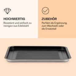 AeroVital Jumbo Heißluftfritteuse Backblech Edelstahl -Küchengeräte Verkäufe 10038342 de 0003 logo