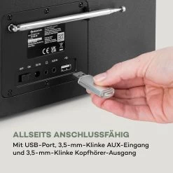 Silver Star Mini Two Internet DAB+/FM Radio, WiFi, BT, TWS Speaker -Küchengeräte Verkäufe 10038349 de 0007 logo