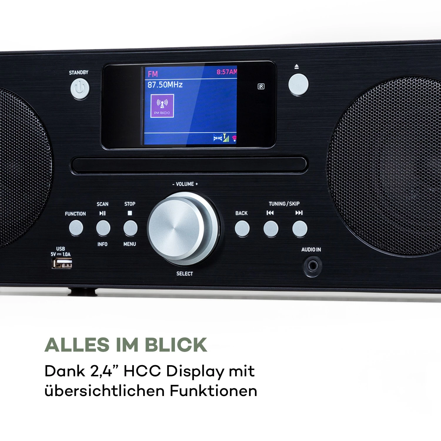 Harvard Kompaktanlage Internet-/DAB+/UKW-Radio CD-Player Bluetooth 6 Harvard Kompaktanlage Internet-/DAB+/UKW-Radio CD-Player Bluetooth – Bild 6