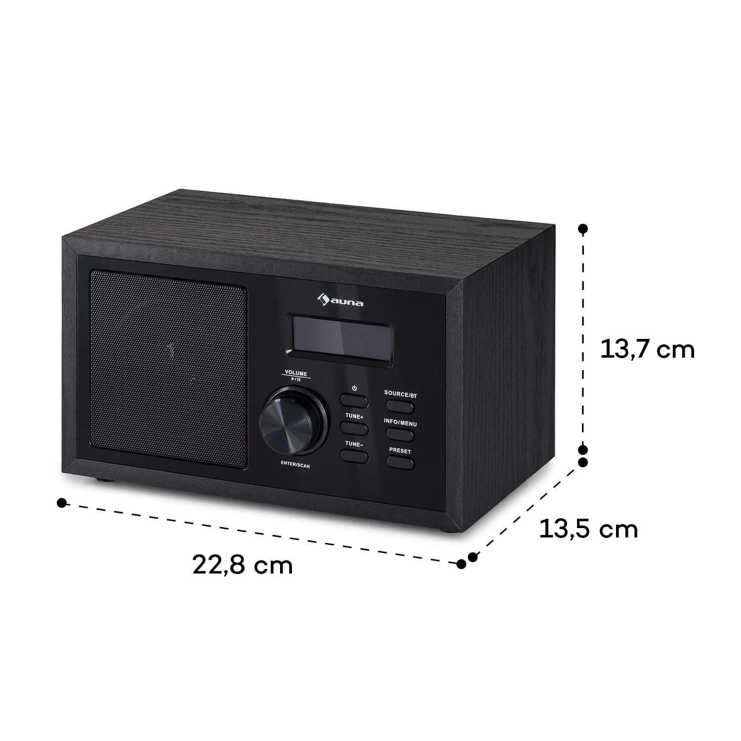 Ambient DAB+/FM Radio BT 5.0 AUX-In LC-Display Wecker Eieruhr 7 Ambient DAB+/FM Radio BT 5.0 AUX-In LC-Display Wecker Eieruhr – Bild 7
