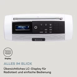 Blaster DAB Radio Tragbarer Bluetooth-Lautsprecher DAB/DAB+/FM Akku LCD 12 Blaster DAB Radio Tragbarer Bluetooth-Lautsprecher DAB/DAB+/FM Akku LCD -Küchengeräte Verkäufe 10038363 de 0005 logo