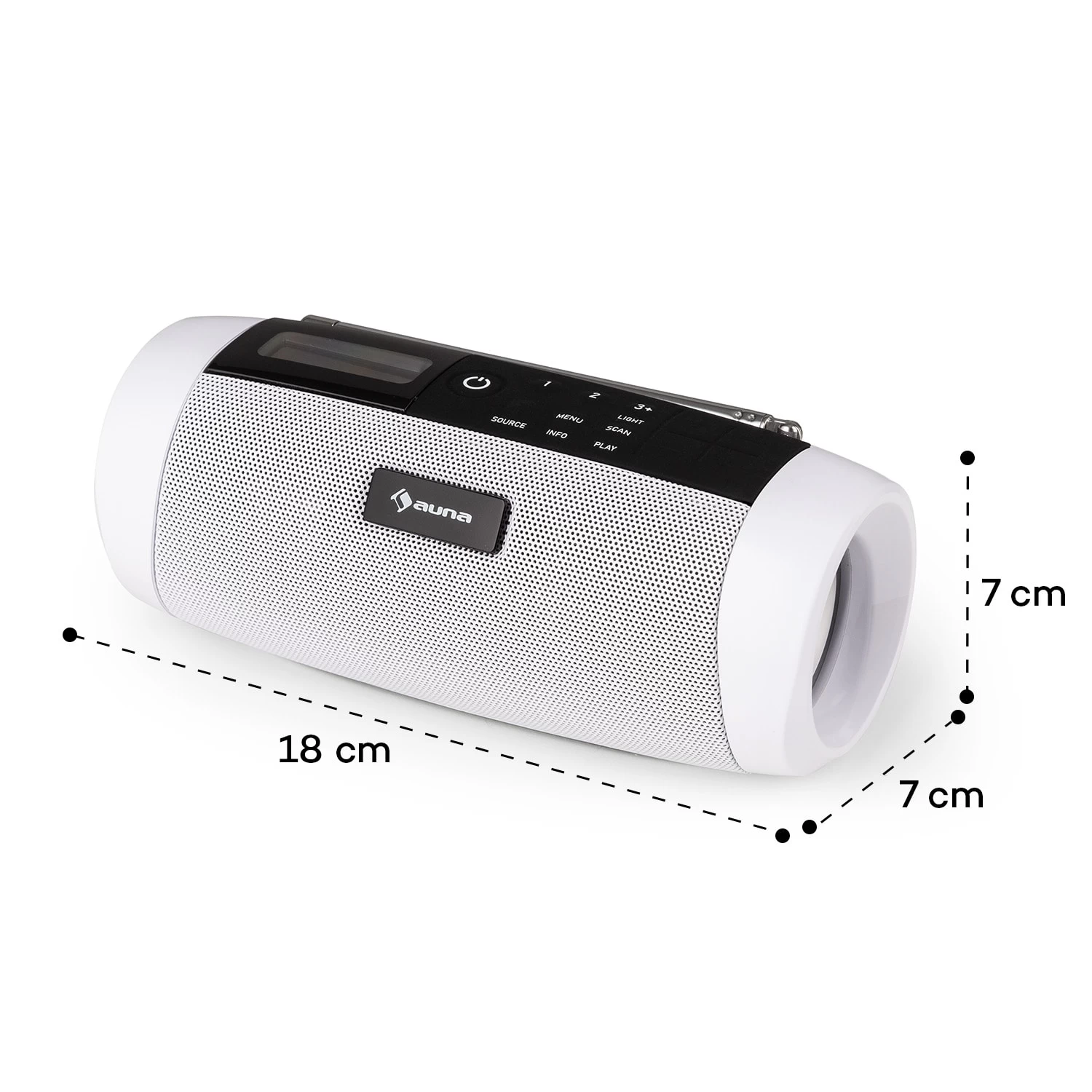 Blaster DAB Radio Tragbarer Bluetooth-Lautsprecher DAB/DAB+/FM Akku LCD 8 Blaster DAB Radio Tragbarer Bluetooth-Lautsprecher DAB/DAB+/FM Akku LCD – Bild 8