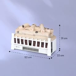 Kamini FXL 2G Elektrischer Kamin Kamineinsatz 1800 W LED-3D-Flammenillusion -Küchengeräte Verkäufe 10038367 yy 0007 logo