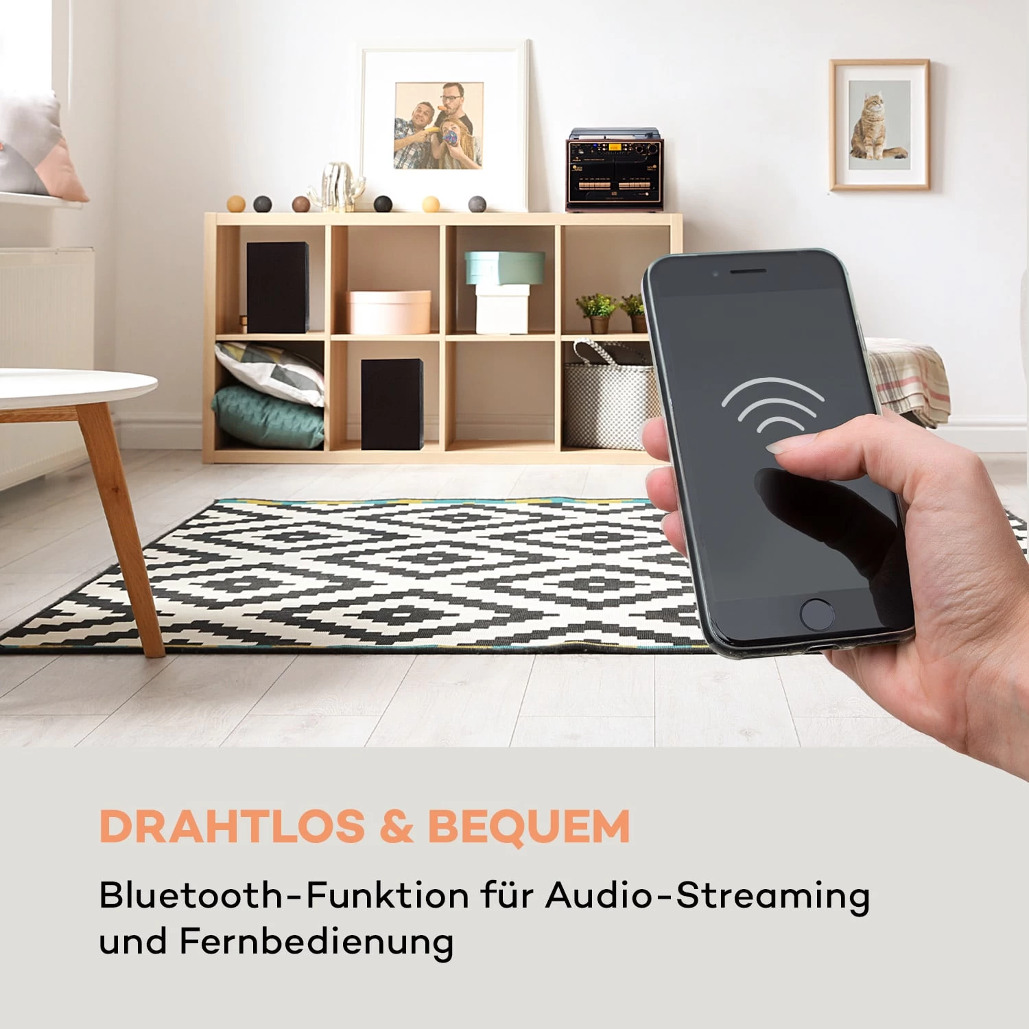 388-BT Wood Stereoanlage Hifi-System Plattenspieler 6 388-BT Wood Stereoanlage Hifi-System Plattenspieler – Bild 6