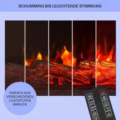 Studio Light & Fire 1 Smart Kamin 1000/2000W MDF WiFi-Steuerung -Küchengeräte Verkäufe 10038386 de 0008 usp