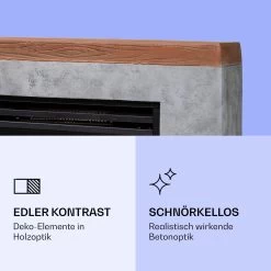 Fort Rock Elektrokamin 1800 W Heizfunktion 10 Bis 30 °C Fernbedienung -Küchengeräte Verkäufe 10038396 de 0003 logo